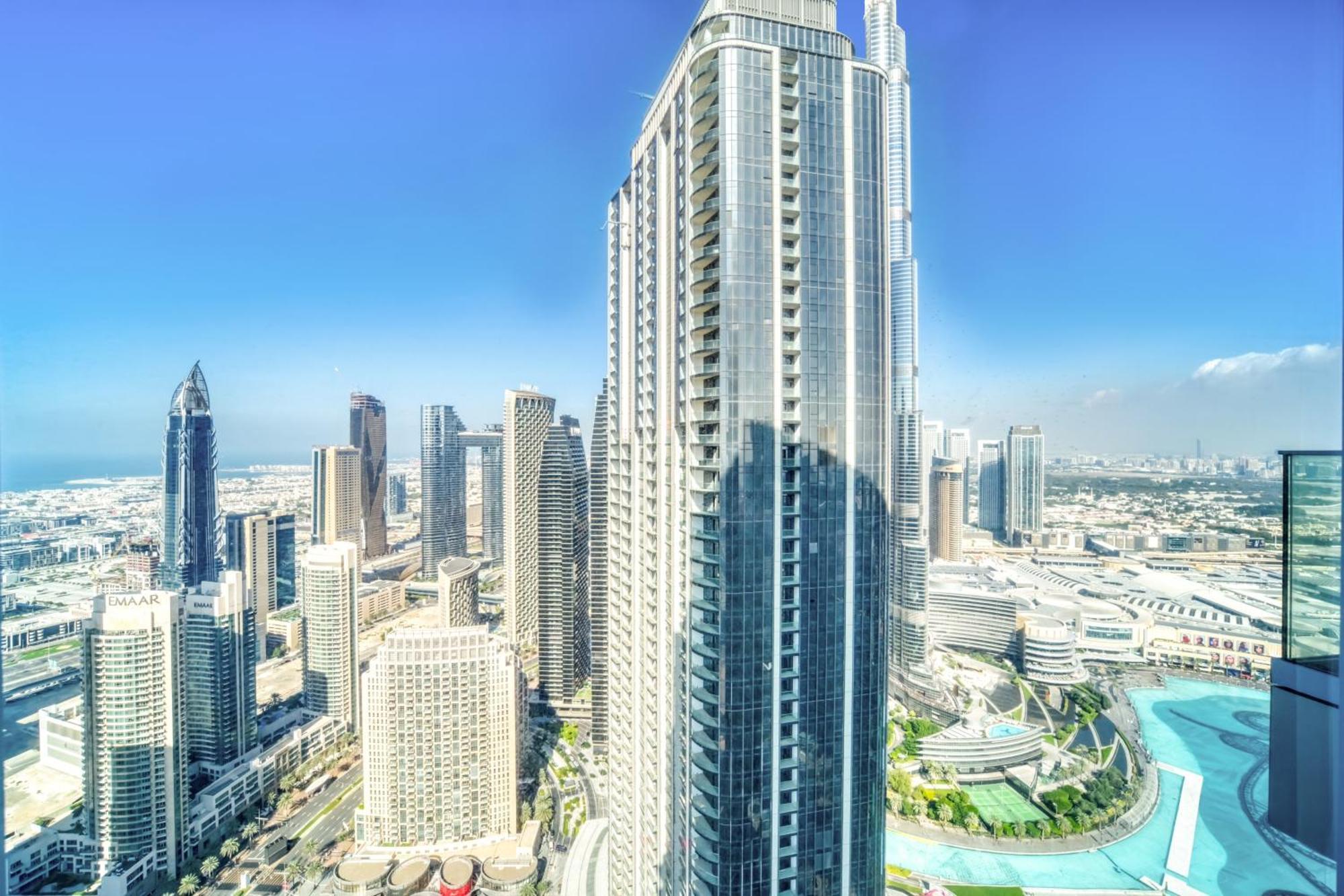 Downtown Luxury - Stunning Burj Khalifa & Sea View - 5 Minutes Walk To Dubai Mall Екстер'єр фото
