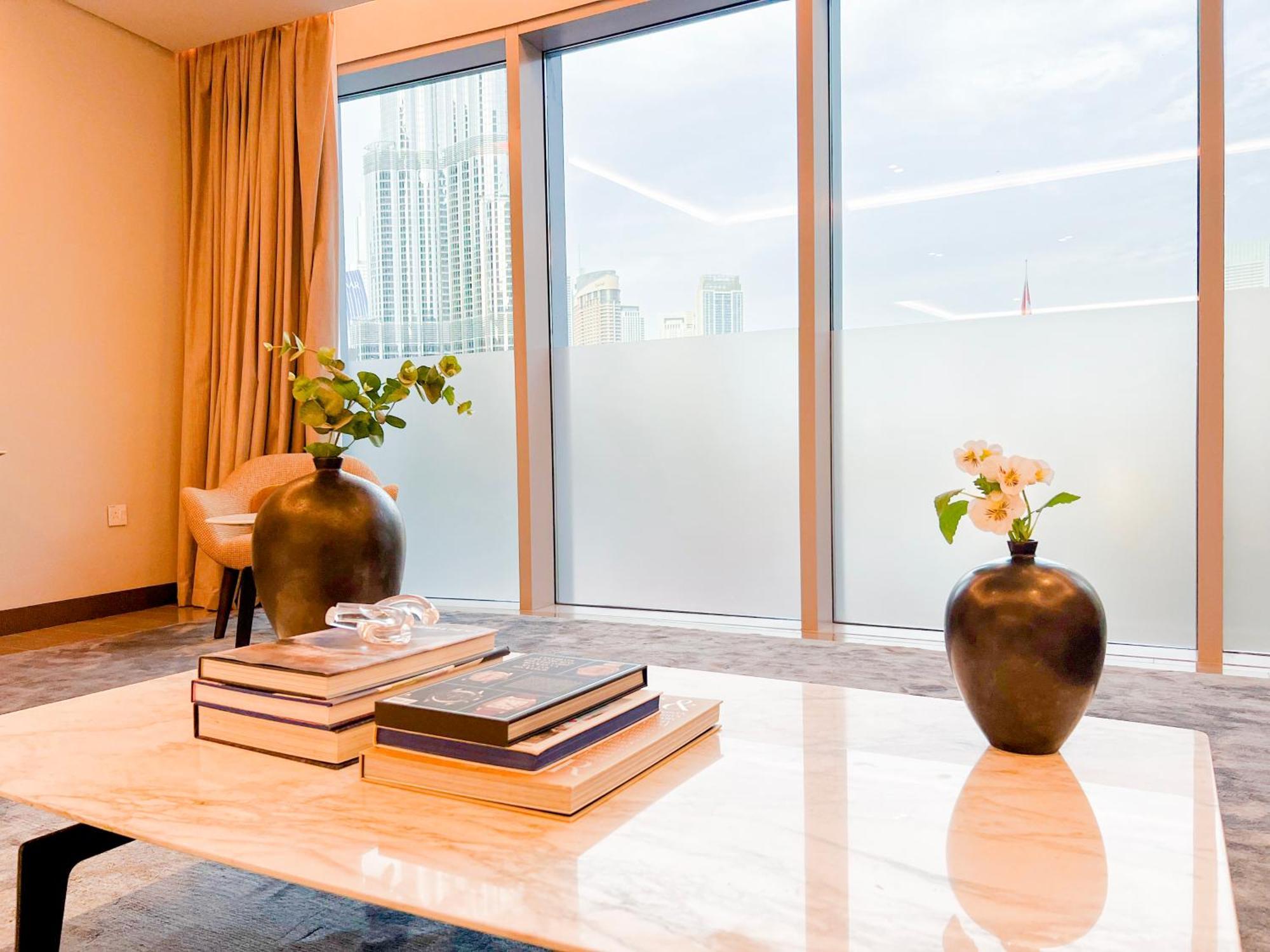 Downtown Luxury - Stunning Burj Khalifa & Sea View - 5 Minutes Walk To Dubai Mall Екстер'єр фото