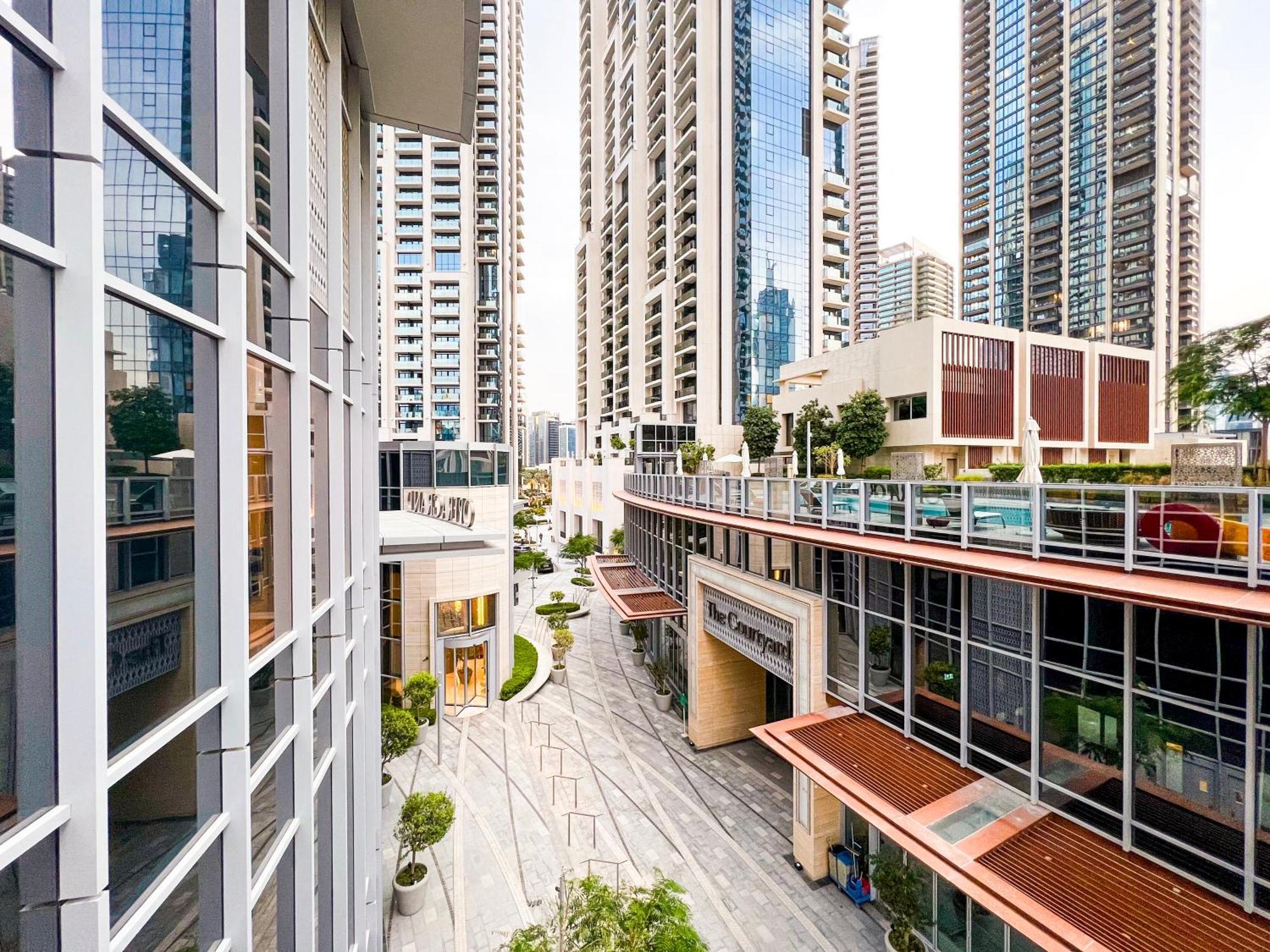 Downtown Luxury - Stunning Burj Khalifa & Sea View - 5 Minutes Walk To Dubai Mall Екстер'єр фото